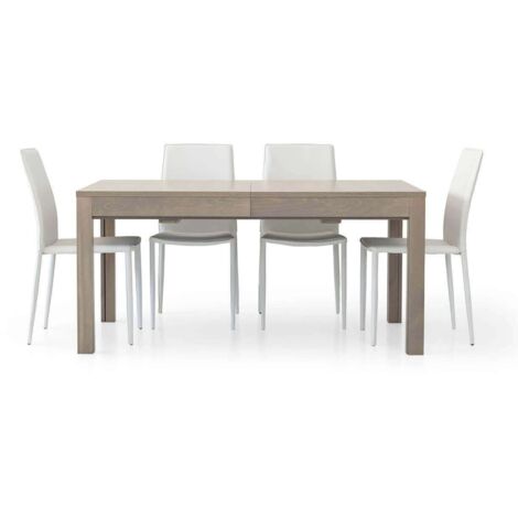 GREGORY - tavolo a consolle moderno allungabile in rovere