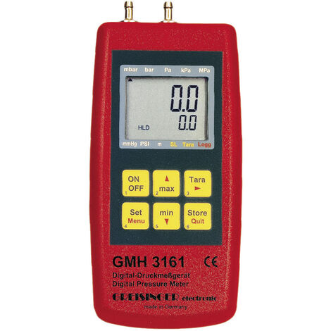 Greisinger GMH 3161-07 Druck-Messgerät Luftdruck, Nicht aggressive Gase, Korrosive Gase -0.01 - 0.3