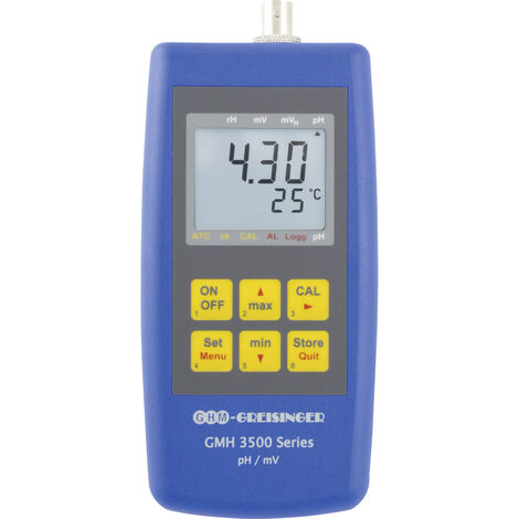 Greisinger GMH 3511 Kombi-Messgerät pH-Wert, Redox (ORP), Temperatur