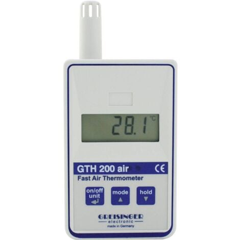 Greisinger GTH 200 AIR Appareil de mesure de température -25 - +70 °C sonde Pt1000