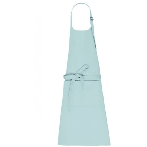 Grembiule con tasca in cotone biologico KARIBAN Blu Azzurro Unico