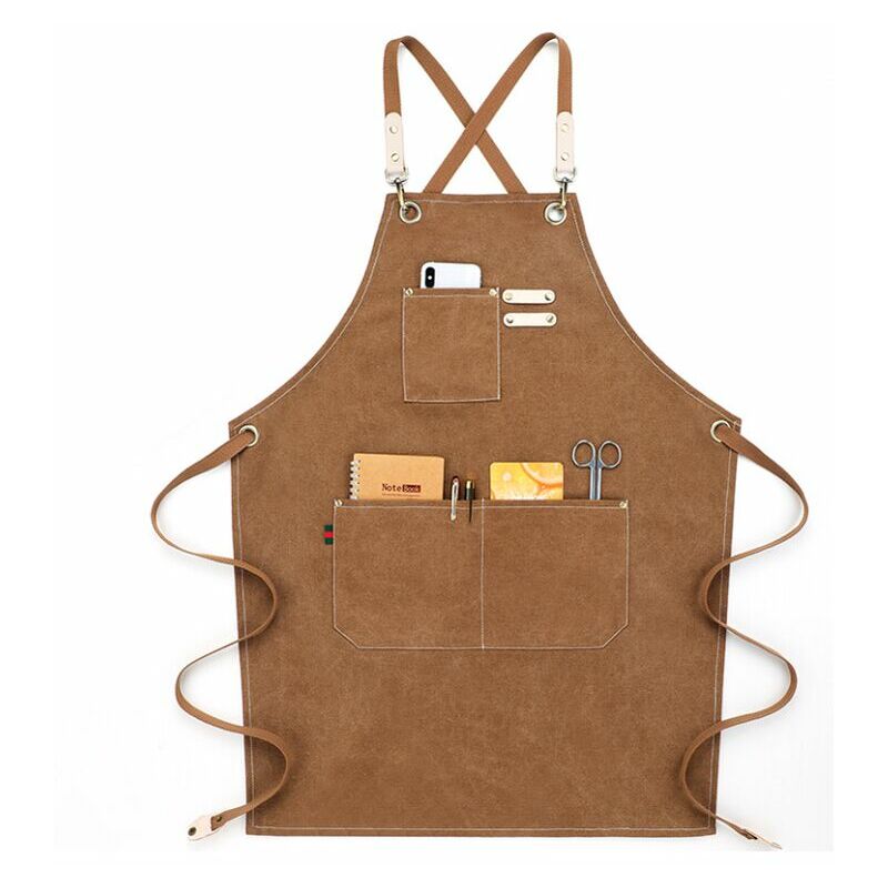 Grembiule da barista in tela Grembiule da salone