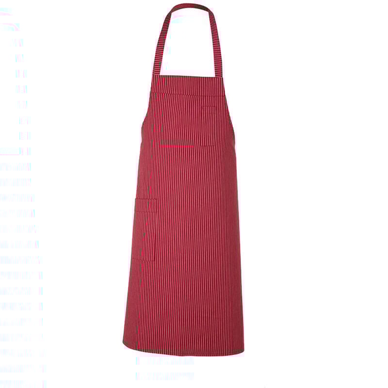 Image of Grembiule da cucina Giblor's Gessato bordeaux art. 11P08H61