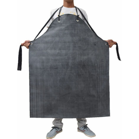 Grembiule da uomo in gomma lungo e spesso, impermeabile, resistente all'olio, per macelli industriali, 11585 cm