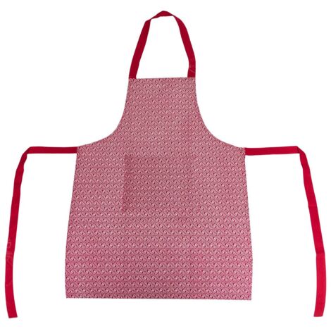Grembiule in cotone olia rosso 60x80cm - Atmosphera créateur d'intérieur