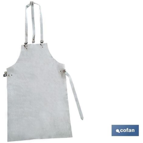 Grembiule in crosta di cuoio 90x55 cm