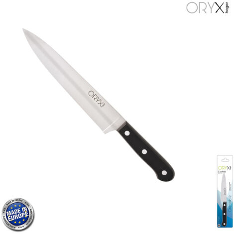 Grenoble Coltello Cuoco/Cuoco Lama Acciaio Inox 20 cm. Nero