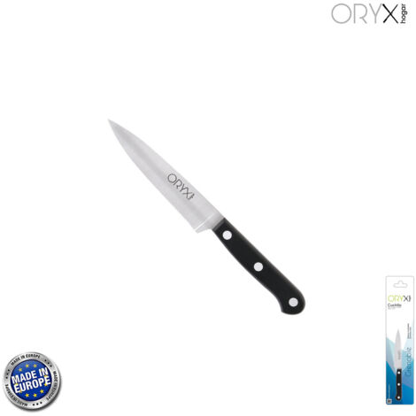 Grenoble Patatero Messer Puntilla Edelstahlklinge 11 cm. Schwarz