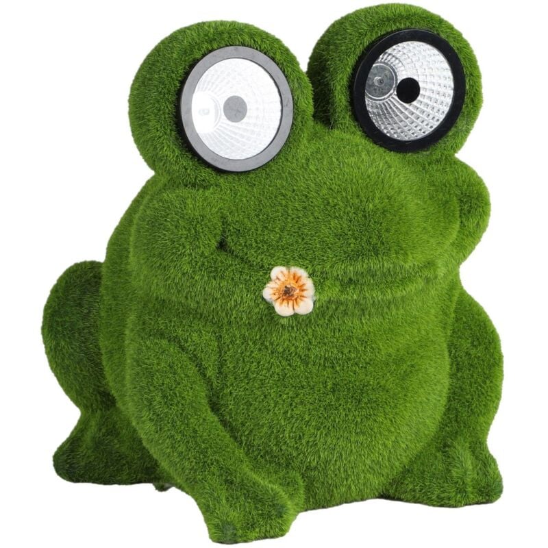 Grenouille solaire flocage herbe