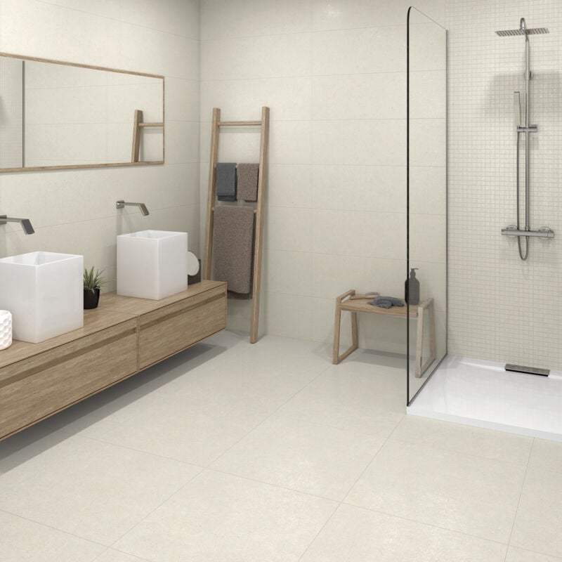 Grès cérame - balance - beige - 60x60 - (1,08 m²)