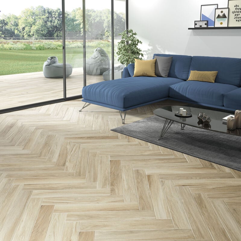 Grès cérame - BOSCO - Noce - 10x60 - Naturel - (1,26 m²)