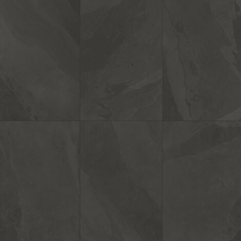 Grès cérame - BRAZILIAN SLATE 2 - Rail Black - Antidérapant - 120x60x2cm