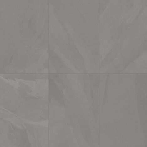 Grès cérame - BRAZILIAN SLATE 2 - Silk Grey - Antidérapant - 120x60x2cm