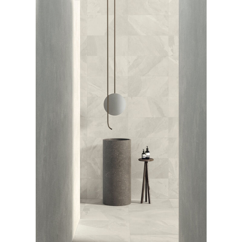 Stone By Stone - Grès cérame - brazilian slate - Oxford White - 60x120 - Antidérapant - (0,72 m²)