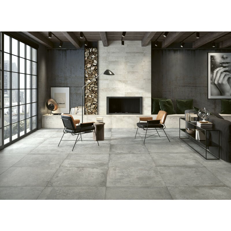 Stone By Stone - Grès cérame - debris - Cinder - 60x60 - Naturelle - (1,08 m²)