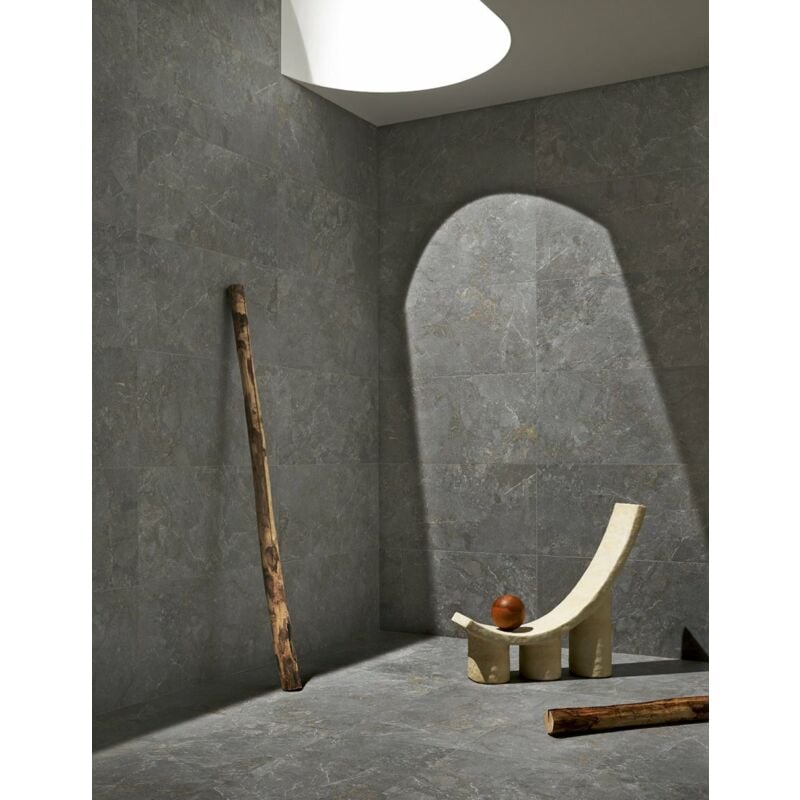 Stone By Stone - Grès cérame - dinamika - Breccia Grey - 30x60 - Naturelle - (1,26 m²)