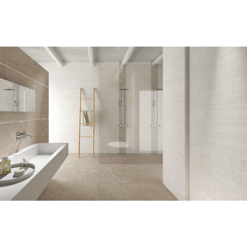 Stone By Stone - Grès cérame - gardena - hgr 10 - 80x80 - Naturelle - (1,28 m²)