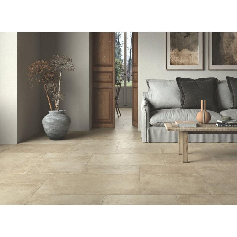 Stone By Stone - Grès cérame - heritage - Sand - 60x90 - Antidérapant - (1,08 m²)