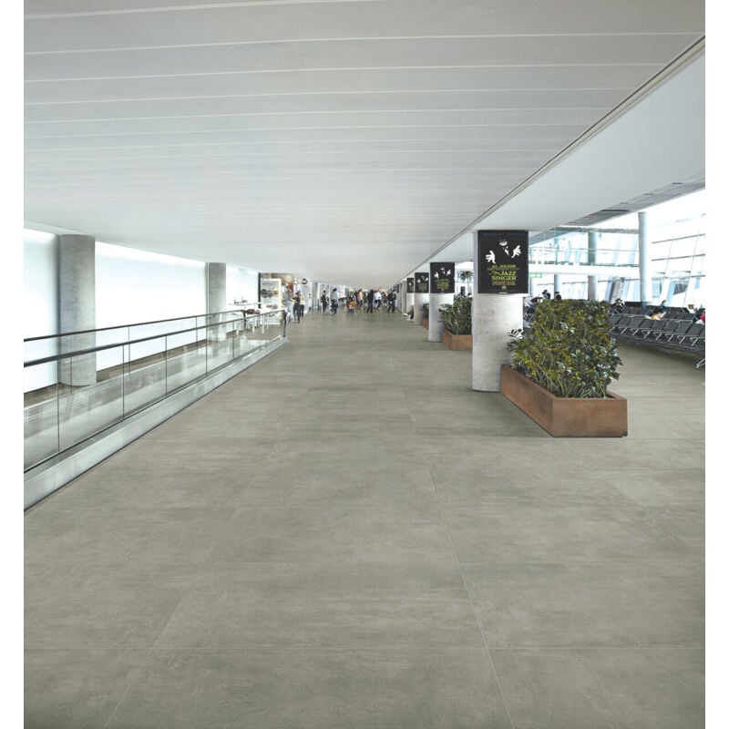 Stone By Stone - Grès cérame - icon - Gun Powder - 80x80 - Naturelle - (1,28 m²)