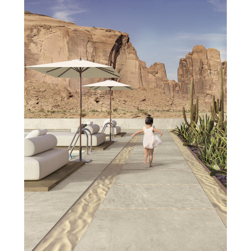 Stone By Stone - Grès cérame - lavaredo 2 - Beige - 60x90 - Antidérapant - (0,54 m²)