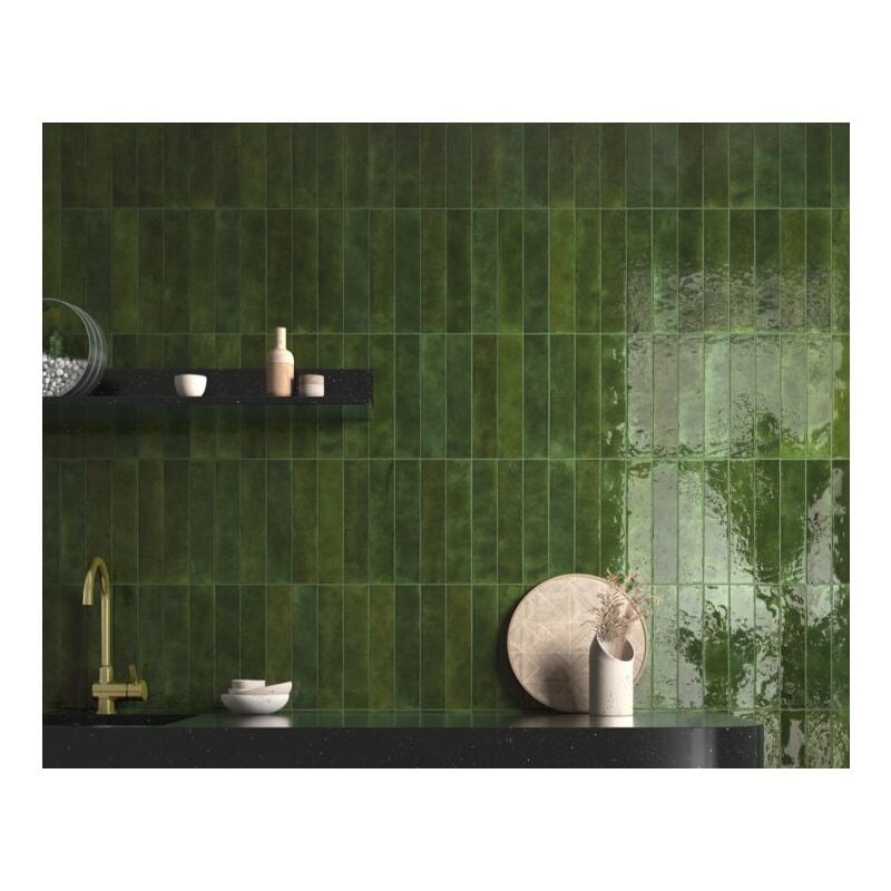 Grès cérame - MENORCA - MENORCA TOURMALINE - 6,5X32,8