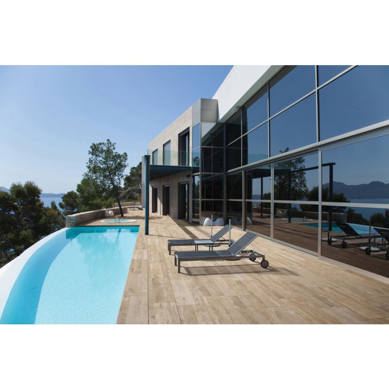 Stone By Stone - Grès cérame - monteverde 2 - Beige - 40x120 - Antidérapant - (0,48 m²)