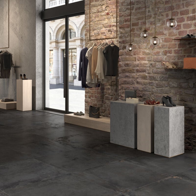 Stone By Stone - Grès cérame - oxid - Iron - 90x90 - Naturelle - (1,62 m²)