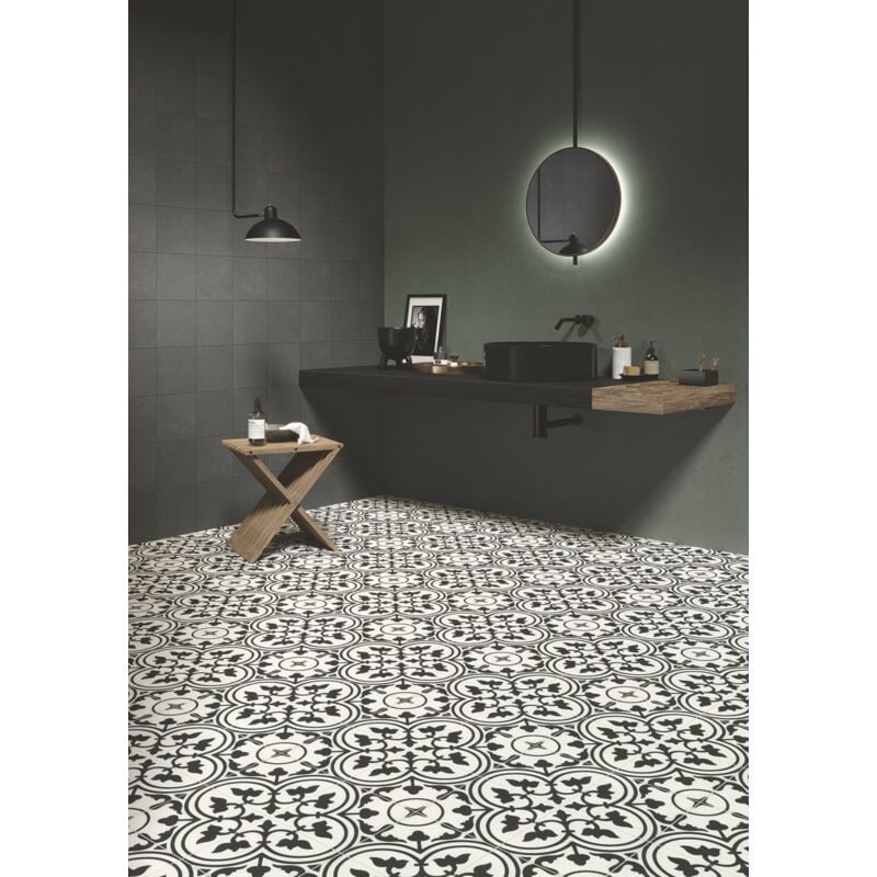 Stone By Stone - Grès cérame - reverie - Décor 01 - 20x20 - Naturelle - (0,64 m²)