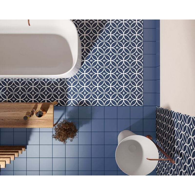 Grès cérame - RIVOLI - BERGEN AZUL - 20x20