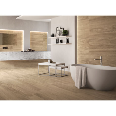 Grès cérame - ST REGIS - Beige - Naturelle - 120x6,5x0,85cm  - Plinthe