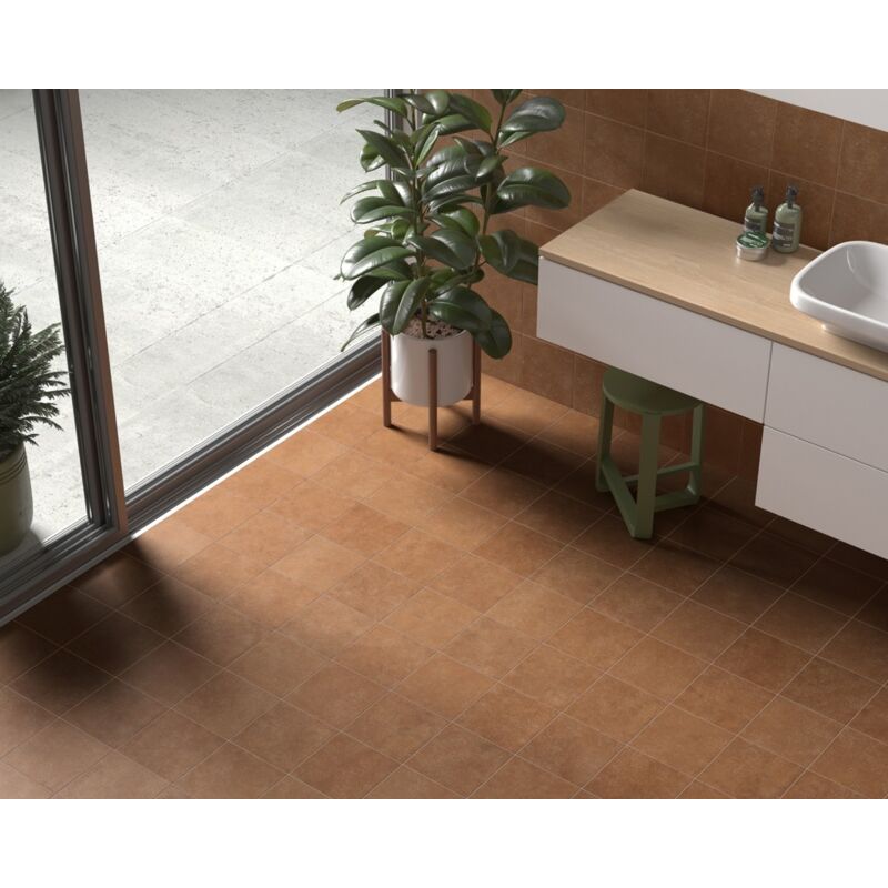 Nais - Grès cérame - stage - stage terracotta - 20x20