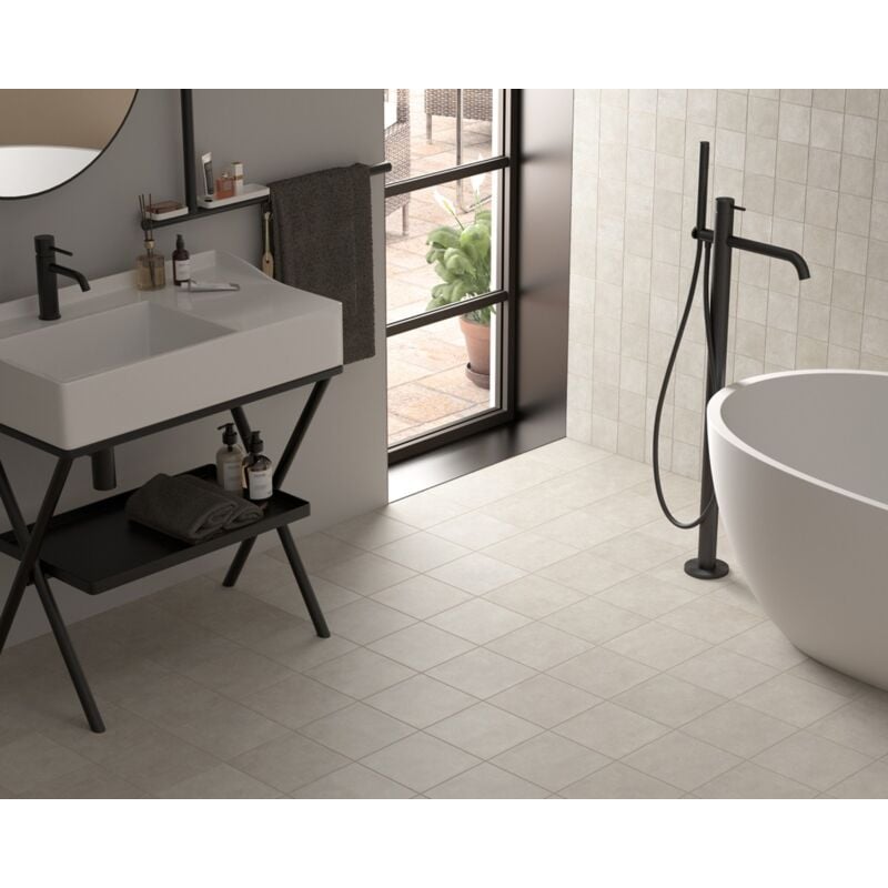 Nais - Grès cérame - stage - stage taupe - 20x20