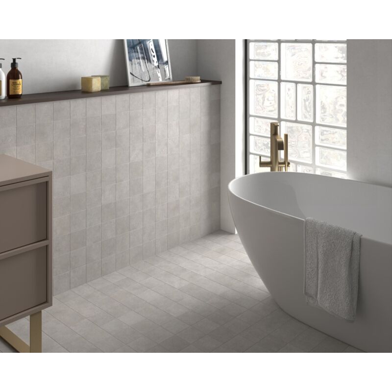 Nais - Grès cérame - stage - stage grey - 10x10