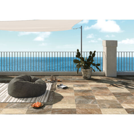 Grès cérame - STONE LAB - Quarzite Multicolor - 30x60 - Naturelle - (1,44 m²)