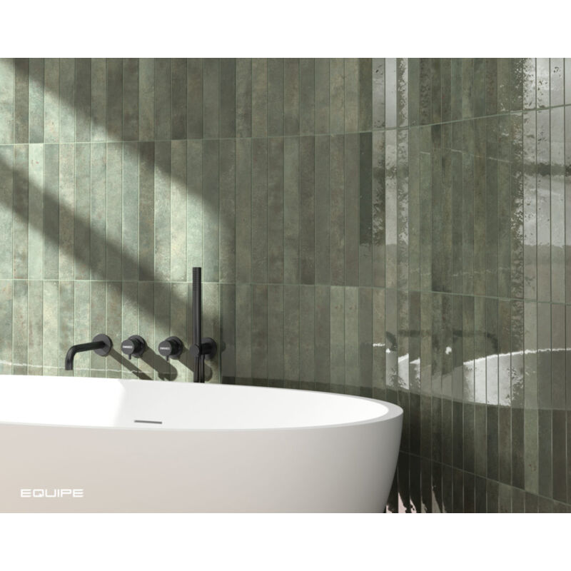 Stone By Stone - Grès cérame - verticale - verticale oakmoss - 5X40