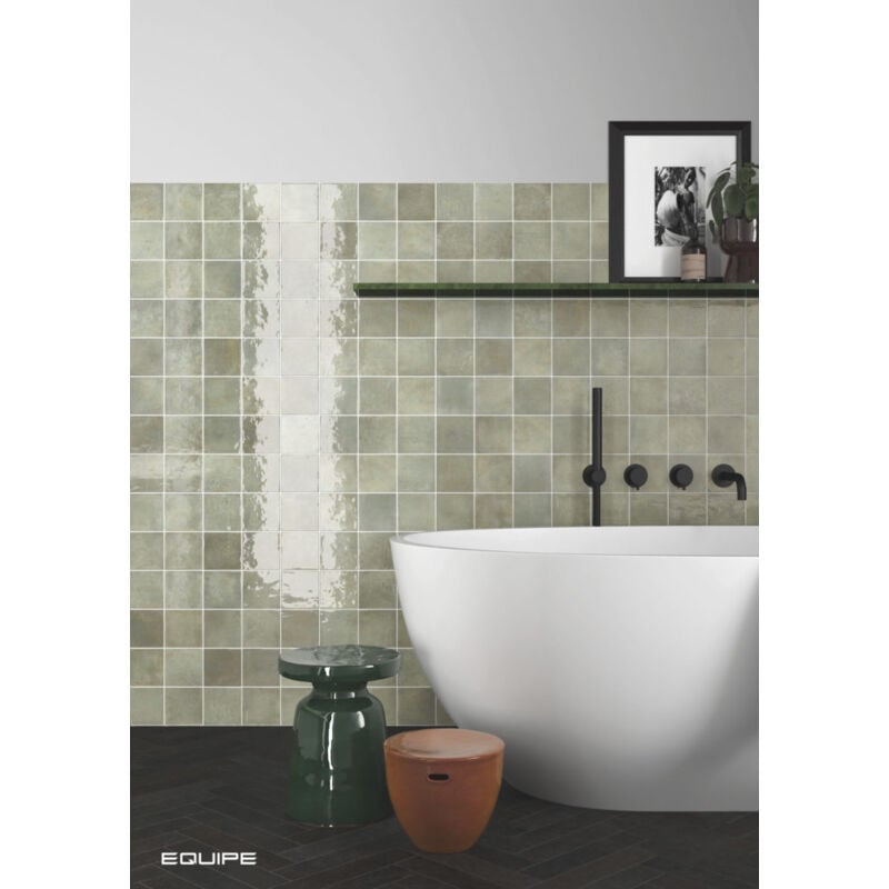 Stone By Stone - Grès cérame - verticale - verticale green field - 10x10