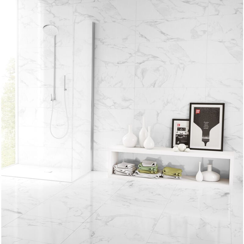 Stone By Stone - Grès émaillé - natura - kalacata grey - 45x45 - Naturel - (1,01 m²)