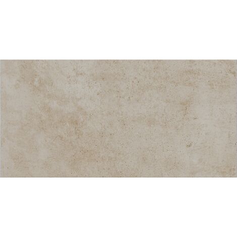 Gres esmaltado, hormigón beige, 30x60 cm