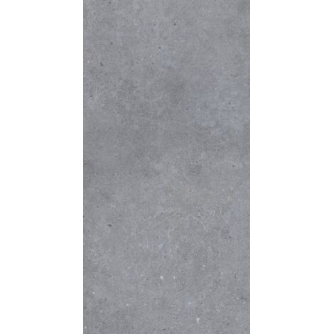 Gres Porcellanato Effetto Cemento Grigio Scuro Opaco 60X120 - EBGW013 (Ceramishop.it)