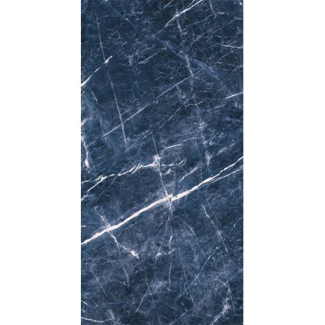 Gres Porcellanato Effetto Marmo Blue Oceano Lucido 60X120 - EROS208 (Ceramishop.it)