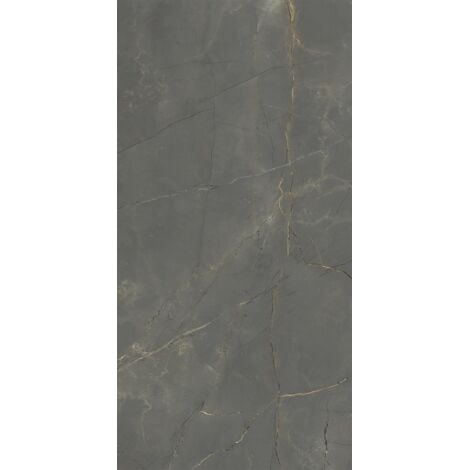 Gres Porcellanato Effetto Marmo Naturale Nero Opaco Rt 60X120 - EACL1517 (Ceramishop.it)