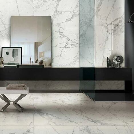 Gres Porcellanato Effetto Marmo Rettificato Lucido 30x60 Mountain treasure Prexious - Florim