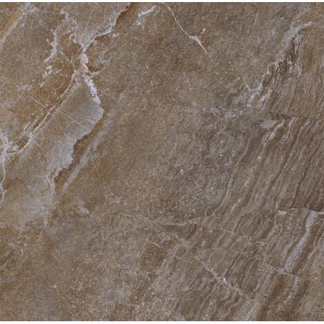 Gres Porcellanato Effetto Pietra Gerusalemme Marrone Antiscivolo 60X60 - EAMR217 (Ceramishop.it)