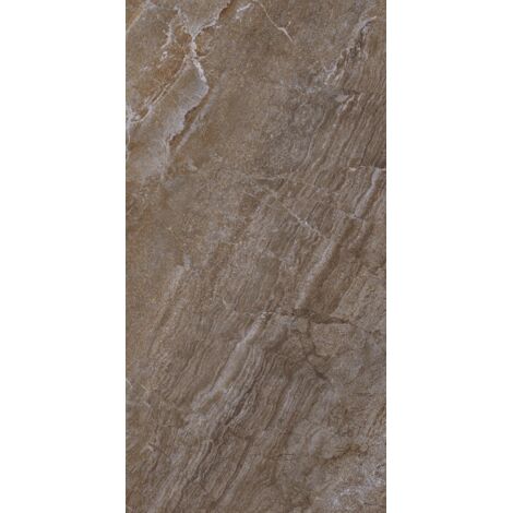 Gres Porcellanato Effetto Pietra Gerusalemme Marrone Opaco 60X120 - EAMR213 (Ceramishop.it)