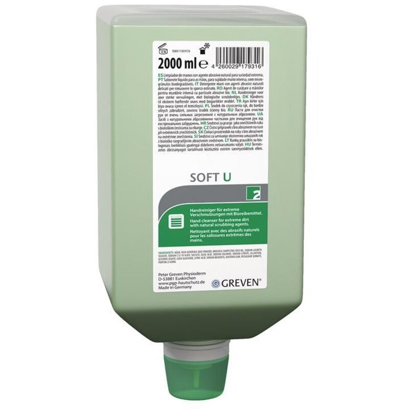 Greven - Nettoyant pour les mains ® Soft u 2 l sans solvant