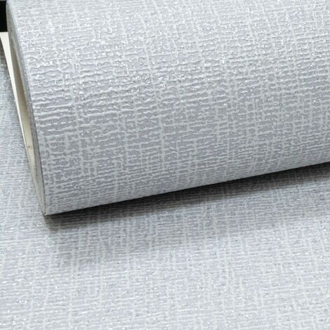 Modern 3D Wall Paper Silver Grey Striped Textured Wallpaper Background, Off  white