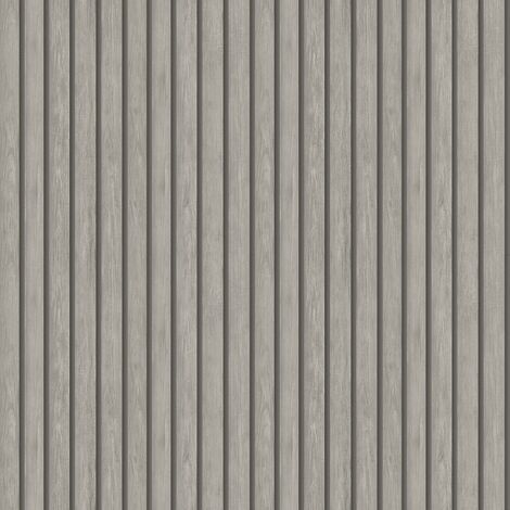 Grey Wooden Slat Wallpaper Holden Decor Wood Effect Modern Contemporary