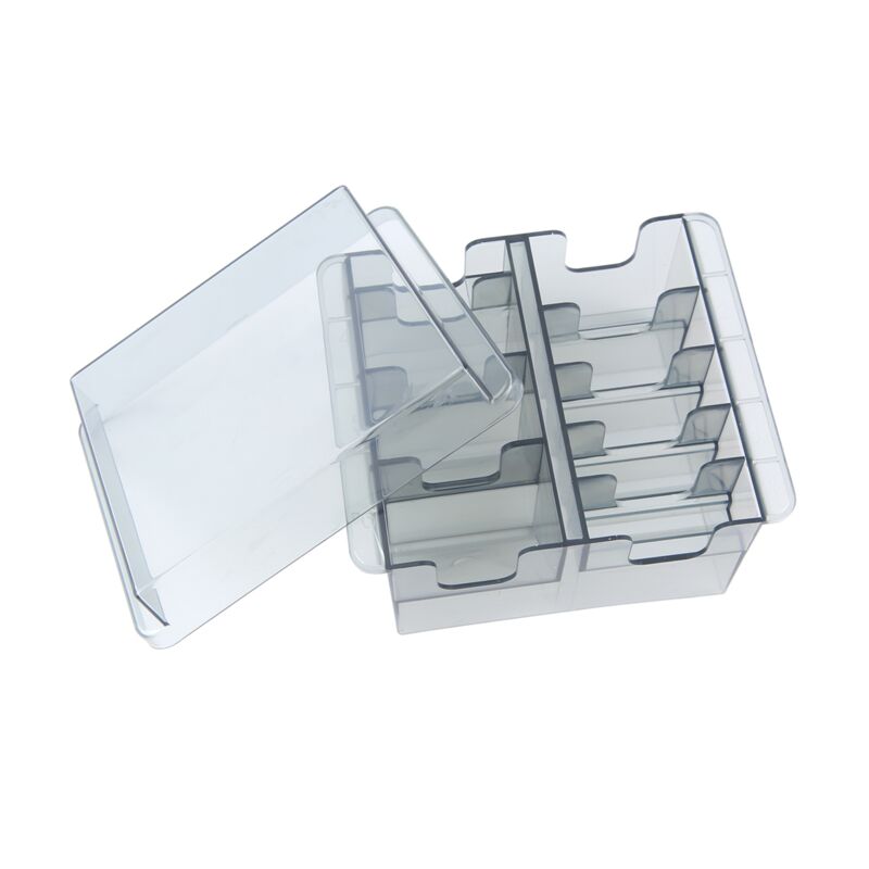 Image of Grid Basis Lagerung Box für 8Pcs Haar Clipper Trimmer Grenze Kamm Werkzeug