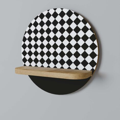 GRID GEOMETRY Rundes Regal