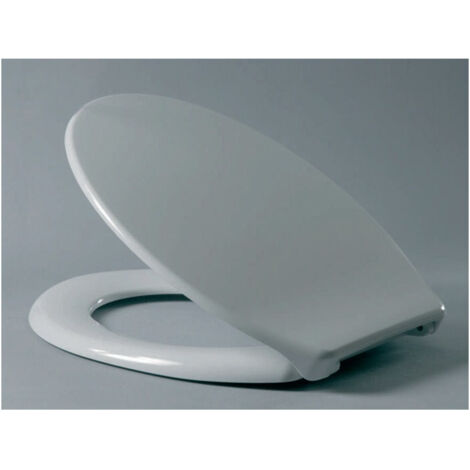 Gridando la piscina Hamberger WC attiva con dado in acciaio inossidabile Fastfix B0302Y bianco